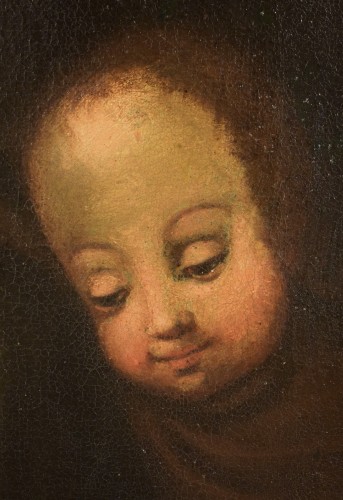 Madone avec l'Enfant et Anges (Charité) Renaissance Italienne - Renaissance